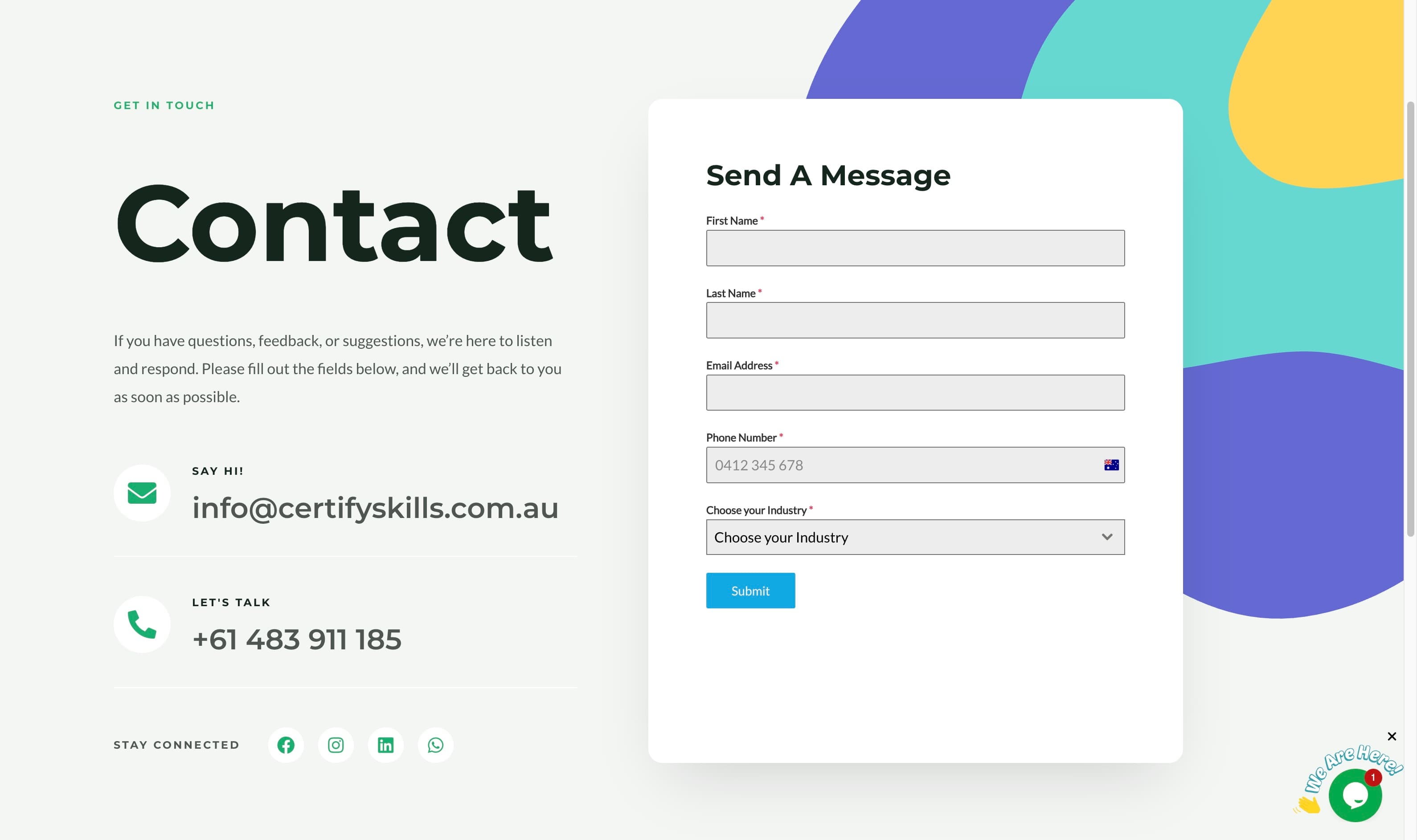 Contact form